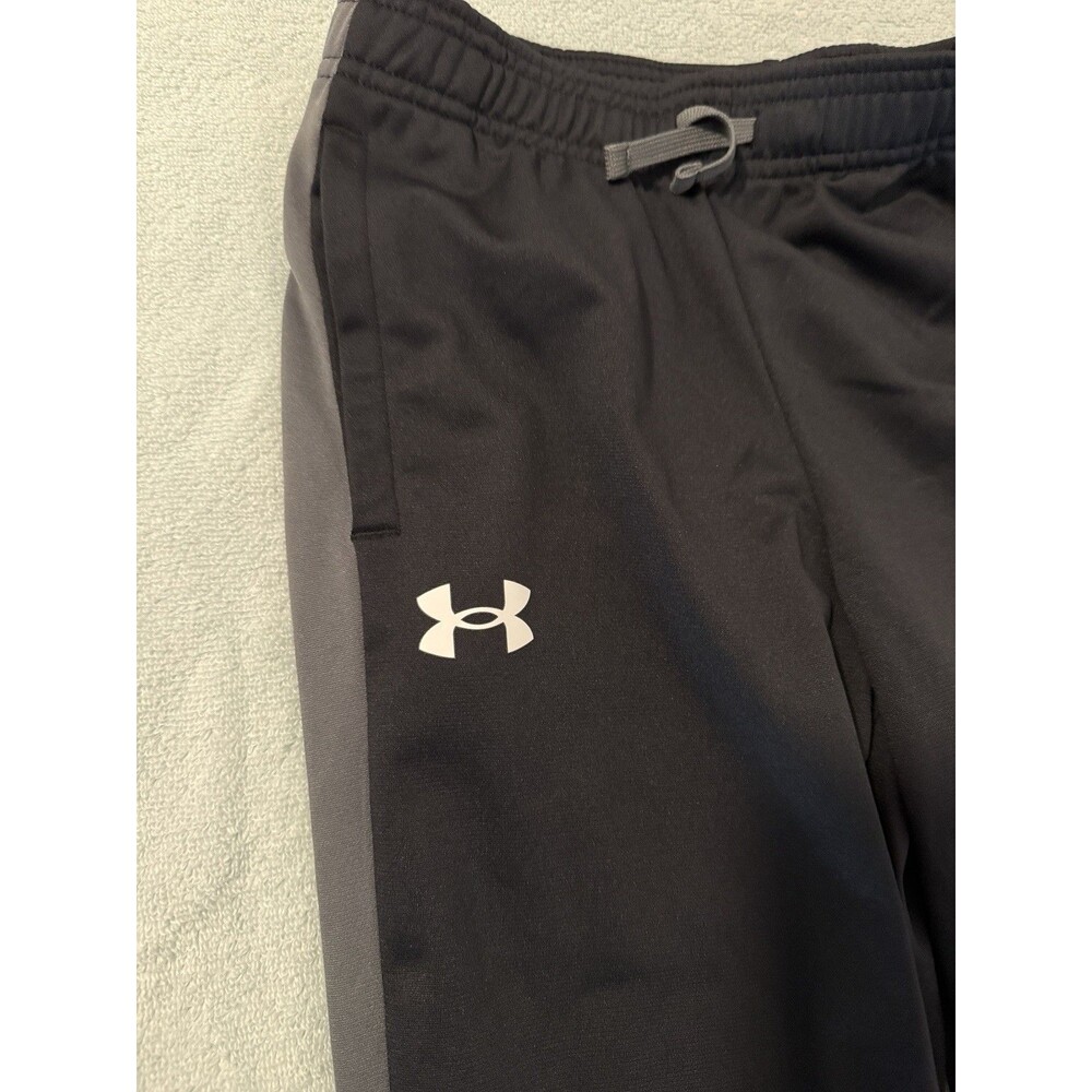 Under Armour Brawler 2.0 Pants Youth Medium Black Athletic Track Pants NWT - Picture 3 of 6